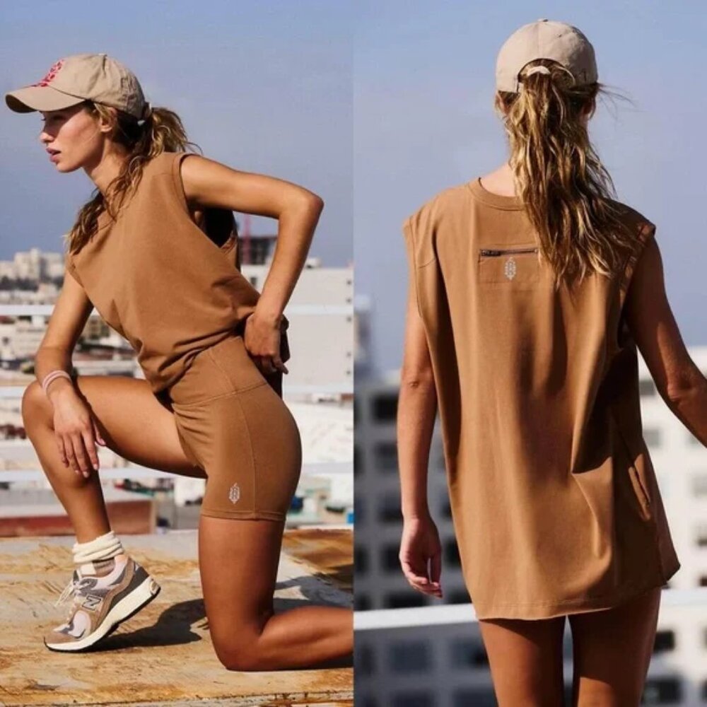 COPY - Free People Movement Hot Shot Micro Set Camel Size Medium